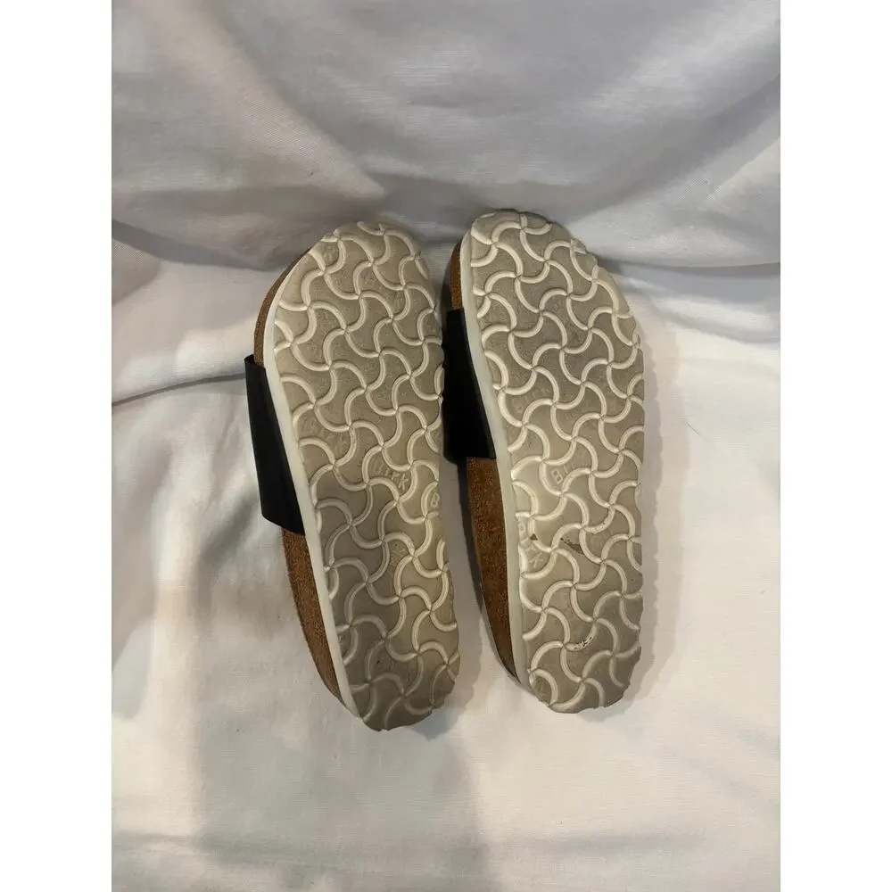 Birkenstock Betula Women’s Reggae White Slide Sandals Size 7 / 38 Cork Footbed